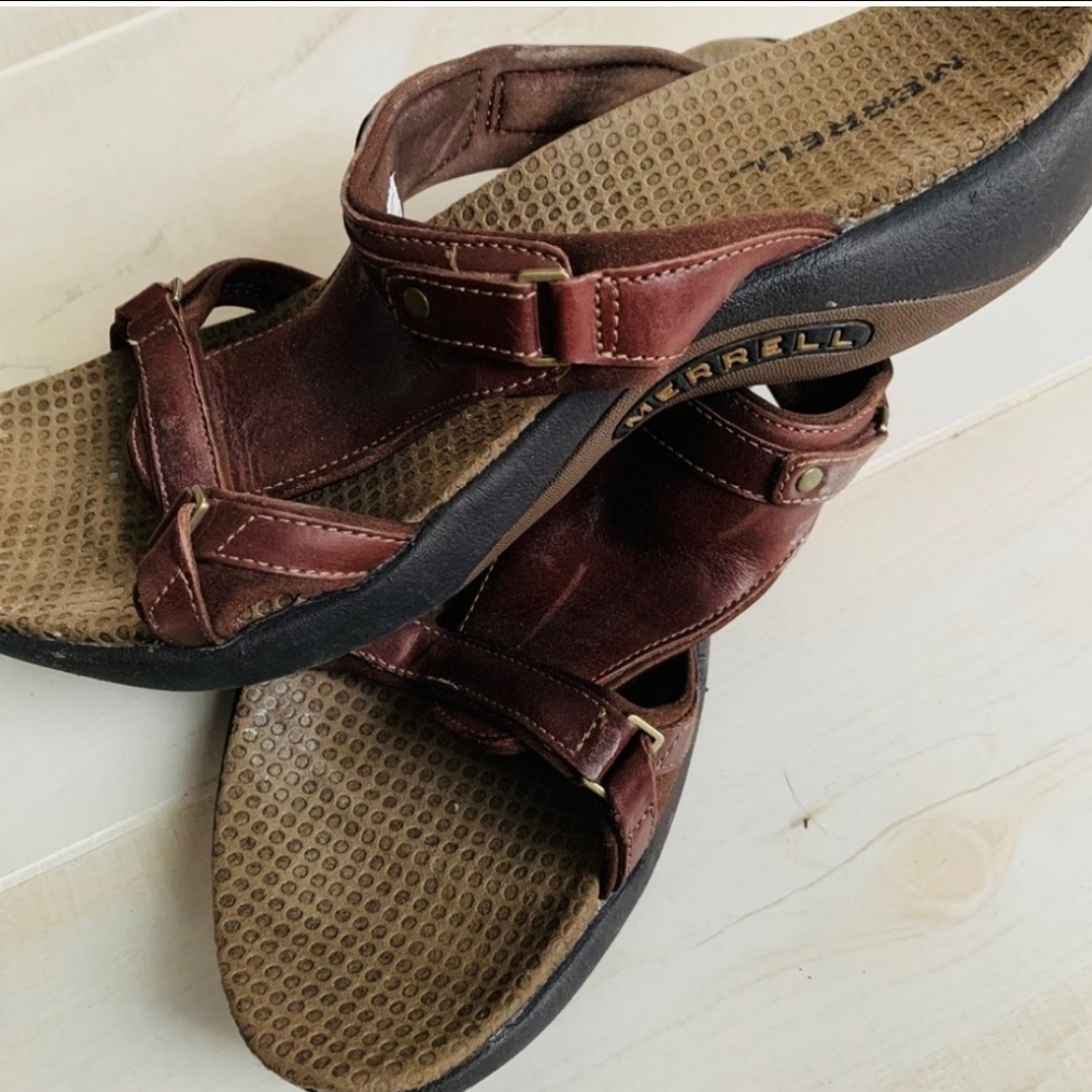 Merrell Leather Sandals - Picture 3 of 4